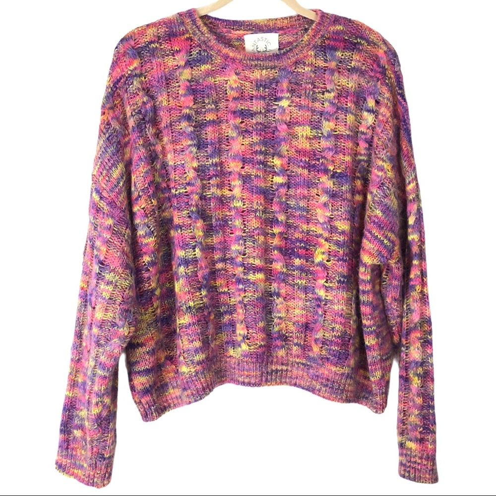 Fantastic Fawn acrylic mohair oversized sweater